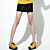  ts zipper embelezado mini-saia