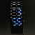  Cobra Edition Unisex Blaues LED Licht Sport Uhr (Schwarz)
