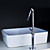  moderne messing håndvasken vandhane (krom finish)