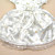  A-line Jewel Knee-length Satin Yarn With Flower/ Beading Flower Girl Dress