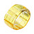 pulseira de design do futuro relógio de pulso LED azul - amarelo