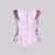  Brocade Strapless Front Busk Closure Corsets Special Occasion Shapewear