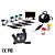  machine complète kit de tatouage 1 pistolet forme spéciale avec écran LCD alimentation