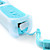  FernbedienungMotionPlus und Nunchuk Controller mit Hülle für Wii (Blau)