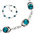  Damen / Kind Kristall Bettelarmband in Silber-Legierung
