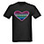  lyd og musik aktiveres spektrum VU-meter el visualizer ledede t-shirt (4 * aaa)