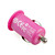  1000mA mini USB Chargeur allume-cigare pour iPhone / iPod / téléphone portable - violet