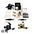  Professional Tattoo Kits With 2 Machines For Lining And Shading