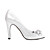 La tomaia in pelle tacco a spillo pompe con strass matrimonio / partito / sera scarpe