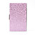  Elegant Metal Business Card Case with Leather Purface-Rose Red