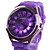  Unisex-Stil Chrysantheme Quarz-Armbanduhr (lila)