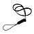  Wide Neck Strap for Cell Phones and Gadgets (Black)