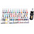  5 kit tattoo arma com poder de lcd e 40 de tinta totalmente 1,084 pcs