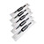 50 Pcs Disposable Tattoo Tube and Needle Combo 5 Round Liner