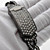  Fashionable Women's PC Quartz Bracelet Watch with Grey Alloy Band