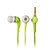  elegante høj kvalitet hovedtelefoner, 1,2 m kabel, 3,5 mm (grøn)