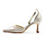  LORAYNE - Sandalen mit hohen Absätzen Hochzeit Blockabsatz Satin Glänzender Glitter