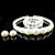  aleación preciosa con perla de imitación / boda cristalinas joyería nupcial conjunto incluyendo collar pulsera y aretes