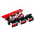  2 stuks auto rem led licht (x3, rood)