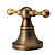  antikk messing veggmontert Robe krok (1018-J-29-2)