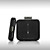  Mini Universal Solar Battery Charger for iPhone/iPod/Android Phone and USB Devices - Black
