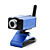  2.4ghz câmara web sem fio elegante design com microfone embutido para vídeo chat