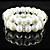  aleación preciosa con perla de imitación / boda cristalinas joyería nupcial conjunto incluyendo collar pulsera y aretes