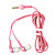  elegant van hoge kwaliteit oordopjes, 1,2 m kabel, 3,5 mm (roze)