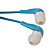  elegante, di alta qualità auricolari, cavo di 1,2 m, 3,5 mm (blu)