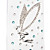  Stylish Translucent Case with Crystals for iPhone 4 (Angel)