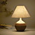  Table Lamp of Hand Made Porcelain with Floral Pattern
