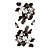  5 Pcs Peony Waterproof Temporary Tattoo(18.5cm*9cm)