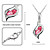  cristal ange elfe Collier bonjour Google