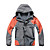  eamkevc - heren triple layer ademend waterdicht ski-jack contrasterende kleur drie-in-een