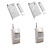 9 Wireless Guarding Zones GSM Alarm System + Wireless Keyboard with 4 Sensor