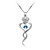  Crystal Elegant knot Necklace