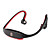  nieuwe nekband stereo draadloze bluetooth headset hoofdtelefoon voor de mobiele telefoon (rood) (goede prijs-kwaliteitverhouding)