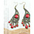  Antique Silver-plated Vagarious Earring