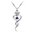  Crystal Elegant knot Necklace