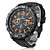  Männer neue stilvollen schwarzen Silikon-Sport-Armbanduhr