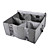  130l bambus trekull non-woven stoff klær oppbevaringspose / arrangør bag