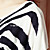  ts cebra impreso t-shirt
