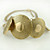  ronde antiek goud trui ketting