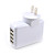  4-Port EU Plug USB Travel Charger (100-240V)