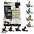  8  Guns Tattoo  Kit  with LCD Power Supply and 40 Ink