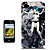  noire tireur arme roches Anime cas de version pour iPhone 4/4s