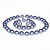  AA + conjunto de joyería de perlas - collar, pulsera y aretes (más colores)