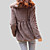  Long Sleeve Faux Fur Office/ Casual Coat More Colors Available