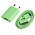  Adaptateur AC/Chargeur Coloré avec Câble de Chargement pour iPhone 4/4S/3G/3GS