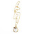  16GB Fruit Cup Style USB Flash Drive Necklace (Gold)